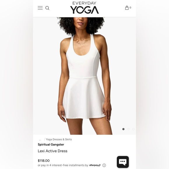 NWT SPIRITUAL GANGSTER Pink Lexi Active Dress size M - Picture 6 of 8